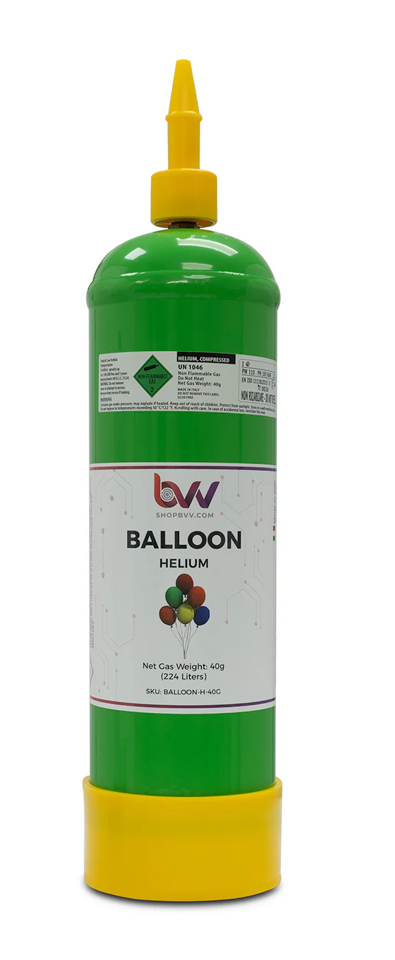 Balloon Helium Tank 7.9 cu ft. 224 Liters of gas Questions & Answers
