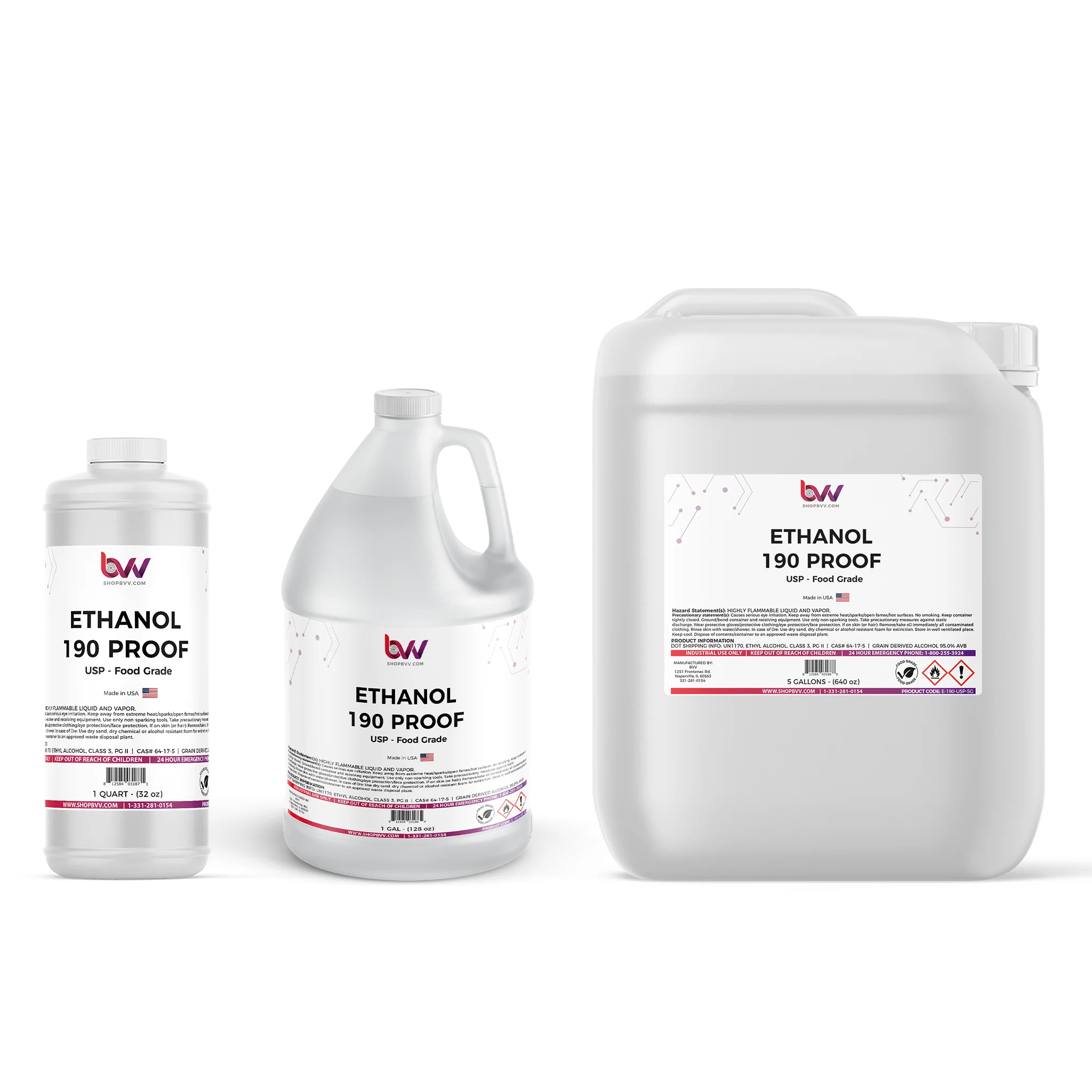 Ethanol 190 Proof (95%) USP/ Kosher Questions & Answers