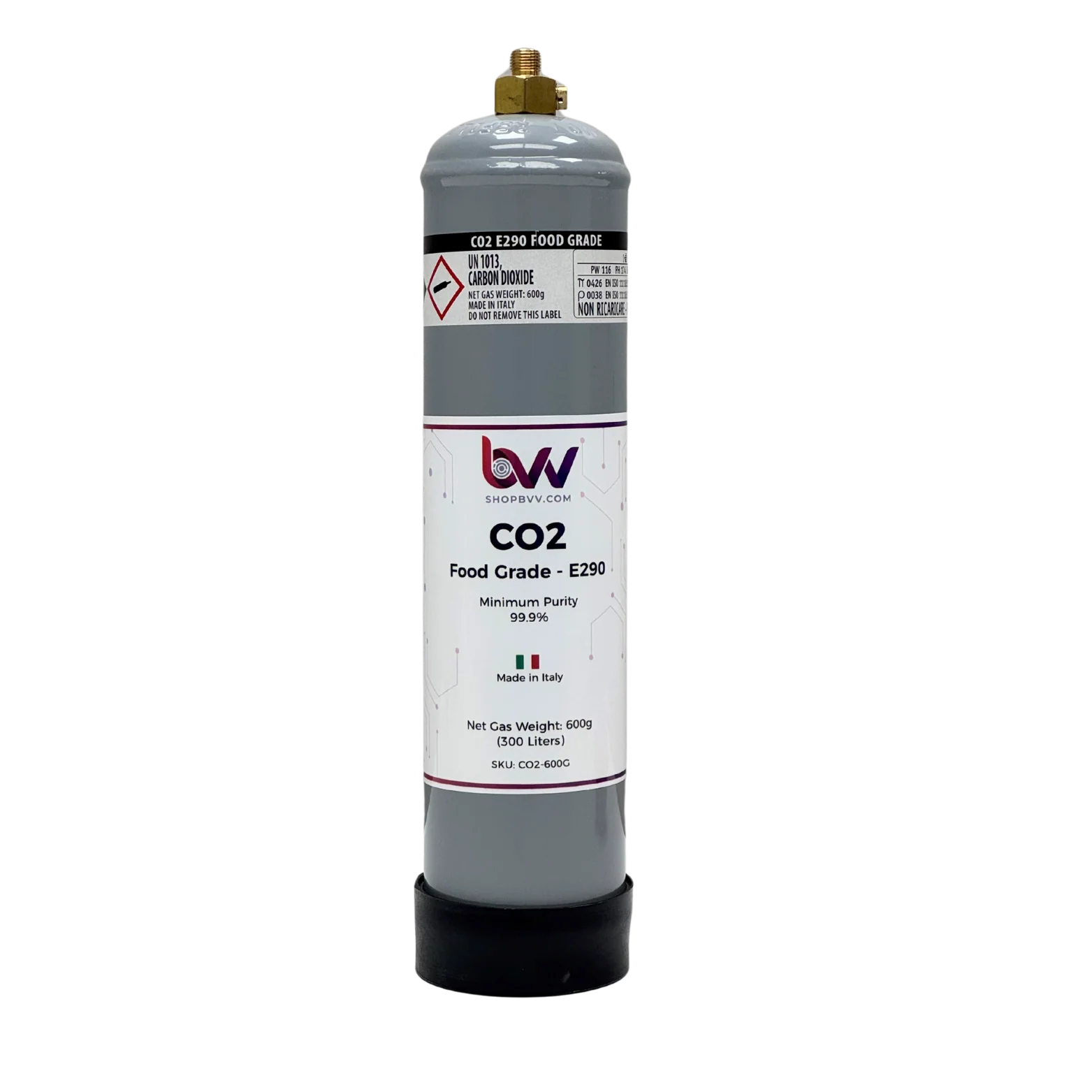 CO2 Tank Filled, 600g E290 Food Grade Questions & Answers