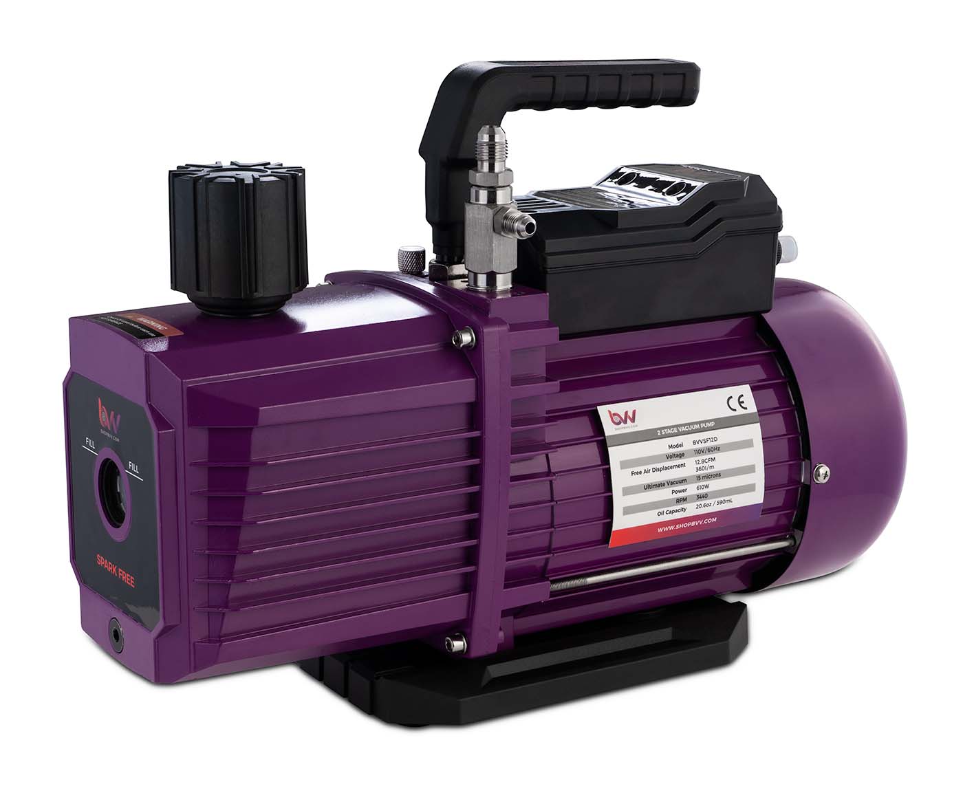 The recommended oil for this pump BVV9D