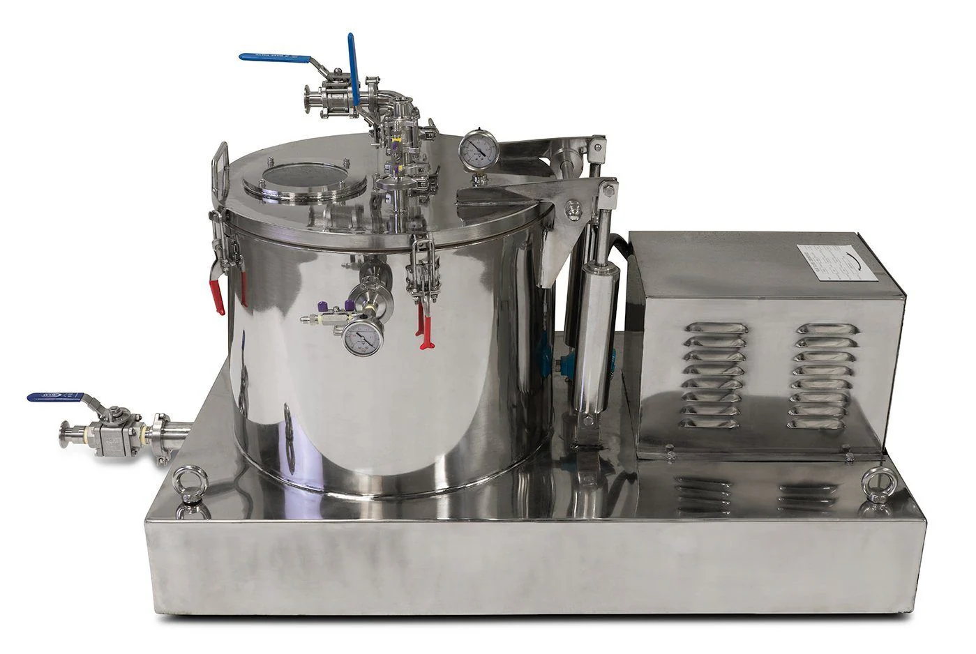 What other components would I need to set this up?45L Jacketed Stainless Steel Centrifuge - 15LB Max Capacity
