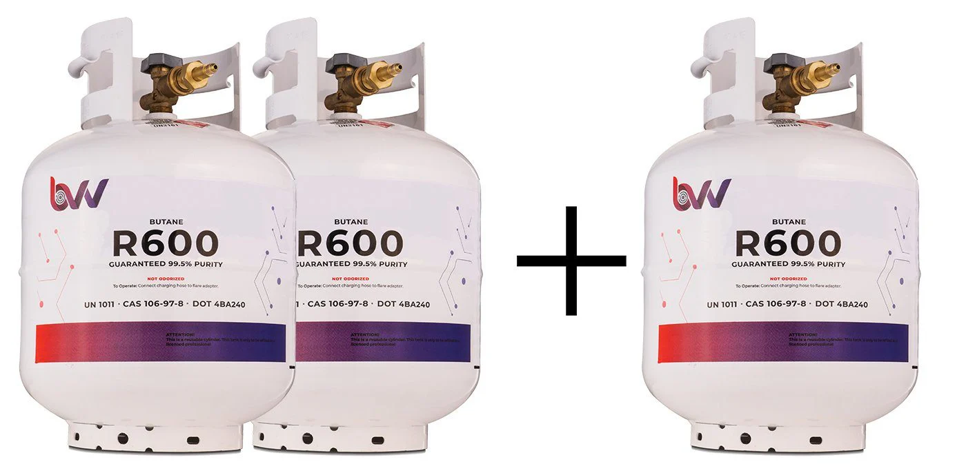 Buy 2 Get 1 Free - 20LB High Purity USA N-Butane R600 - 99.5% Guaranteed Questions & Answers