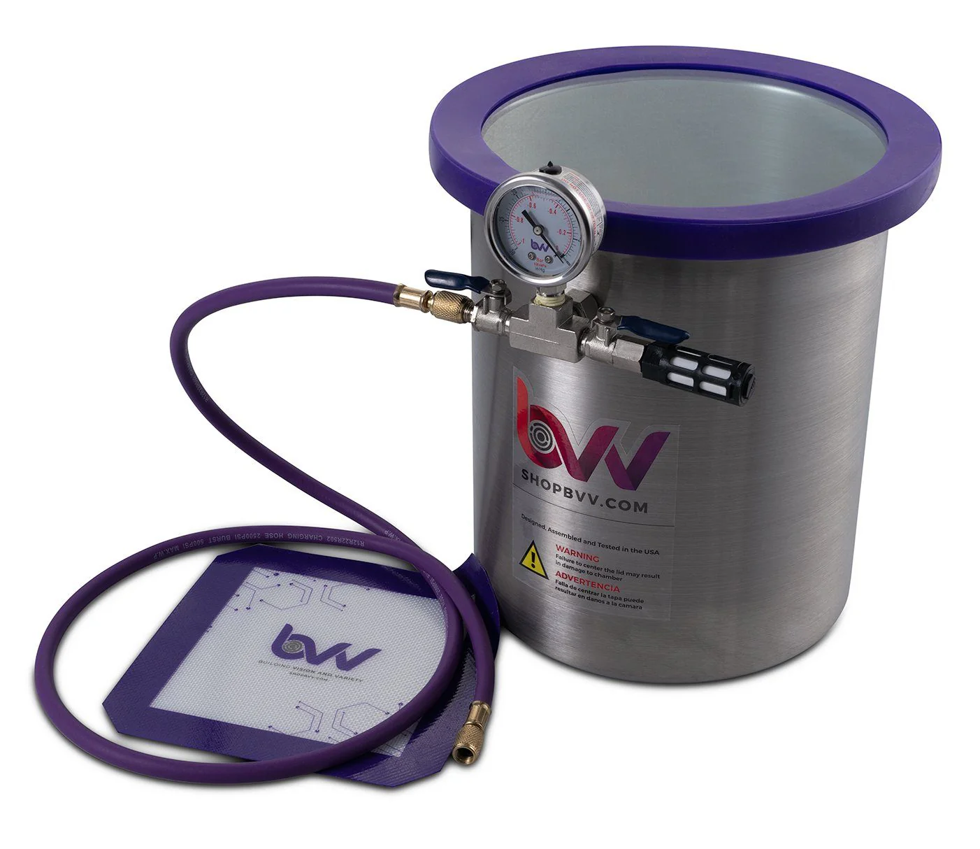 Glass Vac™ 3 Gallon Stainless Steel Vacuum Chamber Questions & Answers