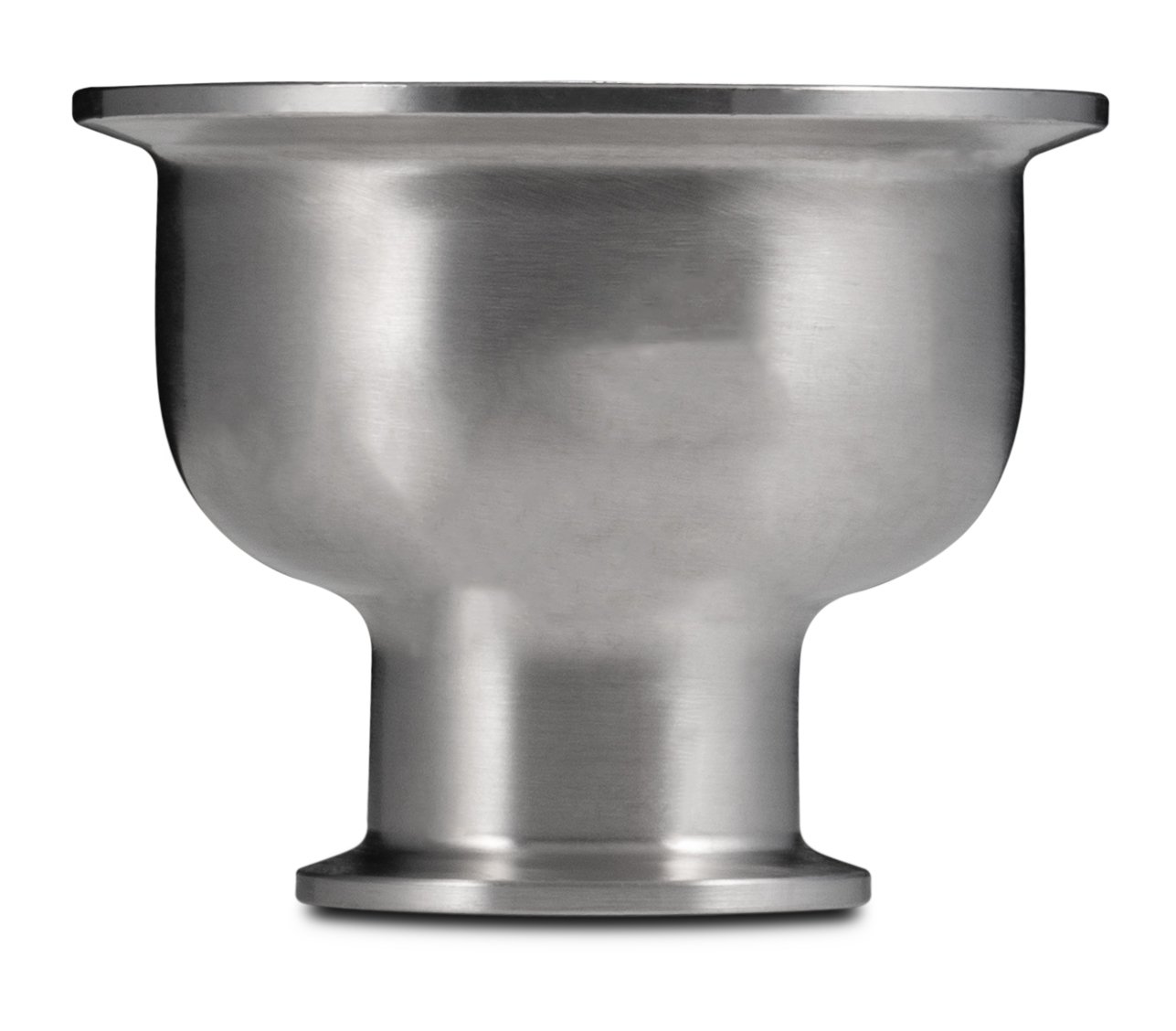 How tall (flange to flange) is the 12'x1.5 or 2" reducer?