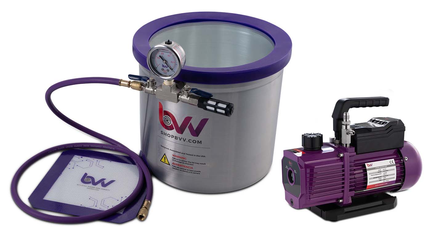 BVV 5 Gallon Side Mount Aluminum Vacuum Chamber and Vacuum Pump Kit Questions & Answers