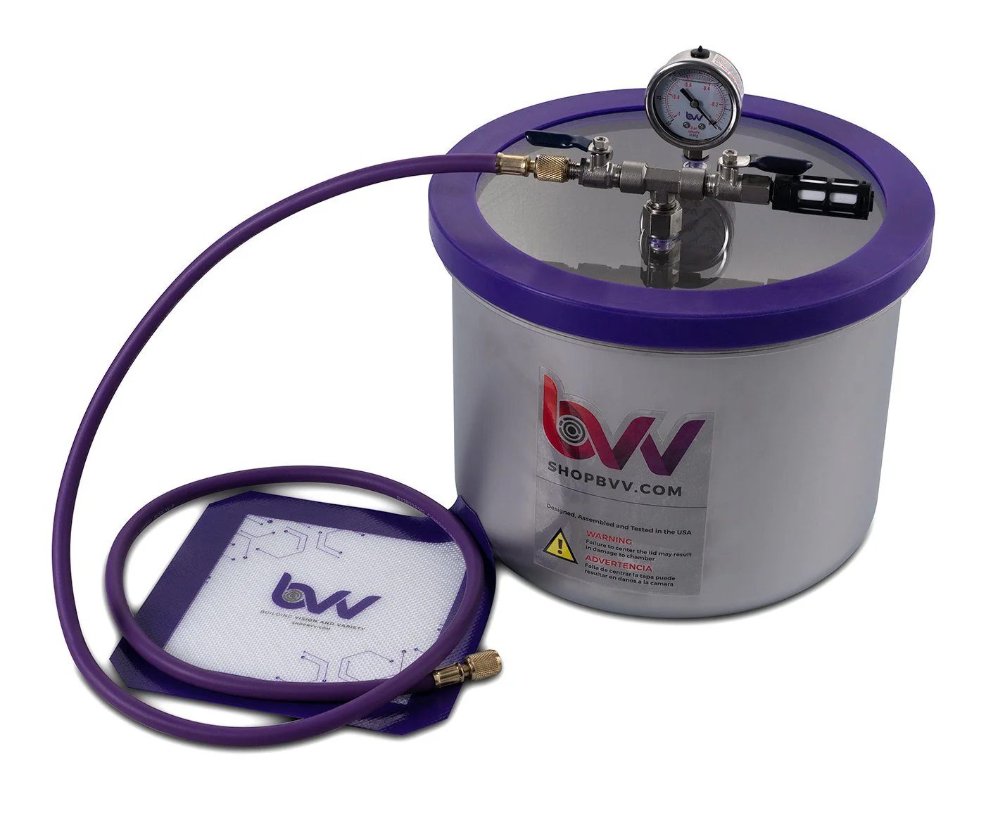 Best Value Vacs 3 Gallon WIDE Stainless Steel Vacuum Chamber Questions & Answers