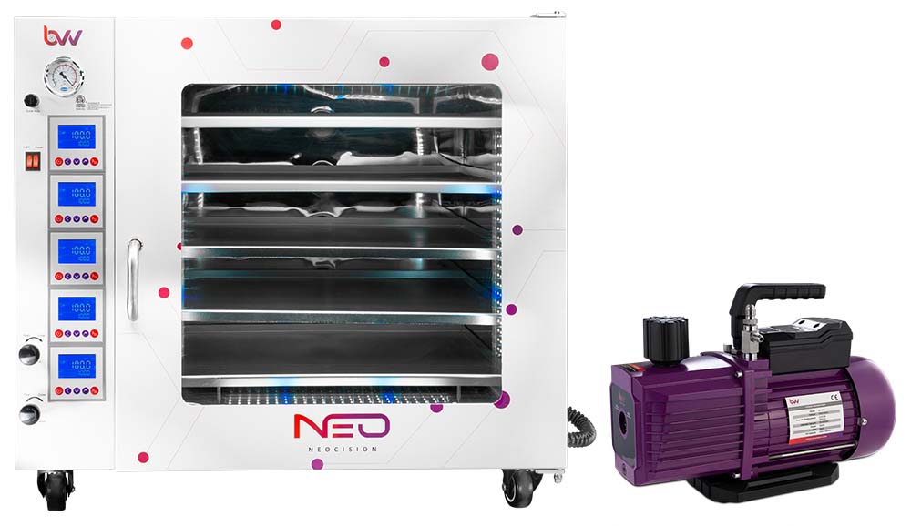 7.5CF Neocision Lab Certified Vacuum Oven and and V9D 9CFM Two Stage Vacuum Pump kit Questions & Answers