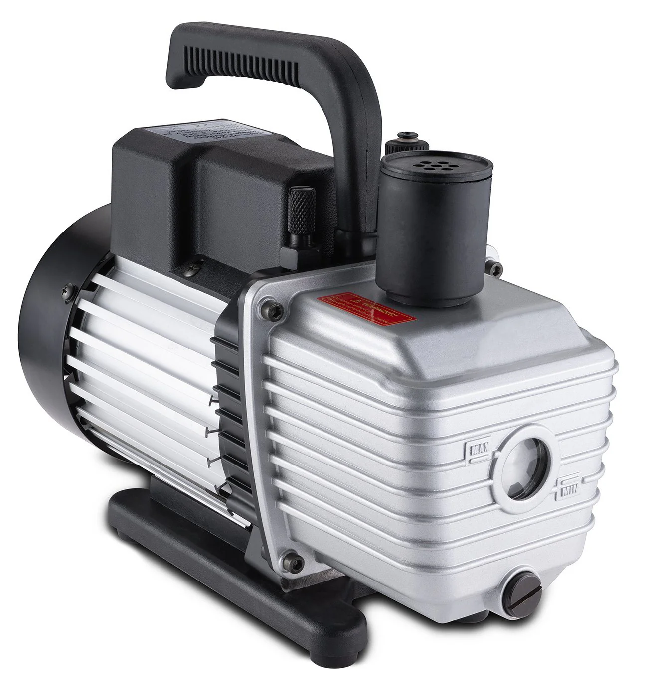 Are the plastic end caps for the flared 3/8” and 1/4” vacuum ports included with the purchase of this vacuum pump?