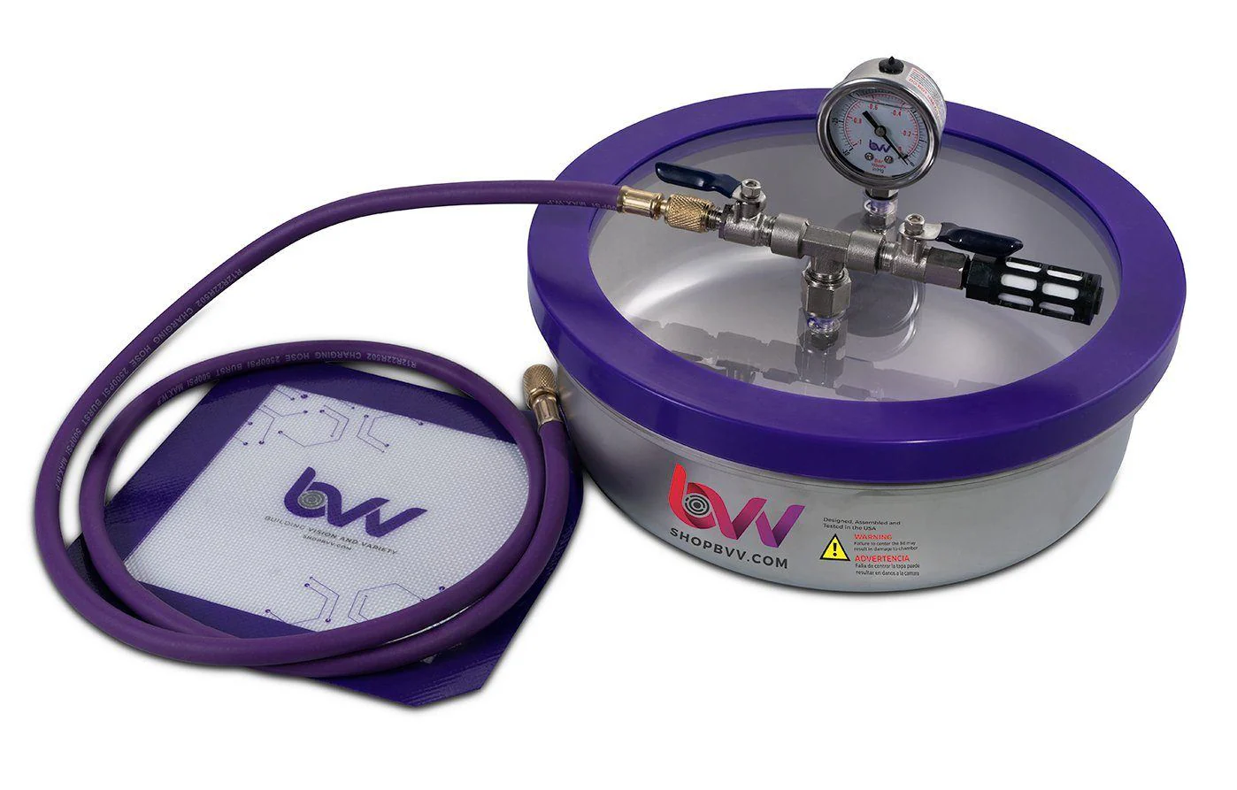 Best Value Vacs 1 Gallon Flat Stainless Steel Vacuum Chamber W/GLASS LID Questions & Answers