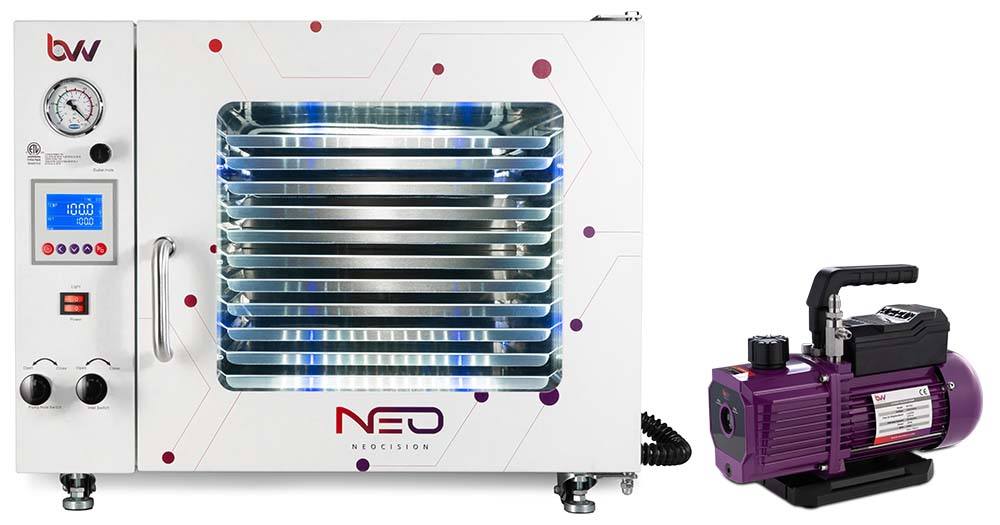 1.9CF Neocision Lab Certified Vacuum Oven and V4D 4CFM 2 Stage Pump Kit Questions & Answers