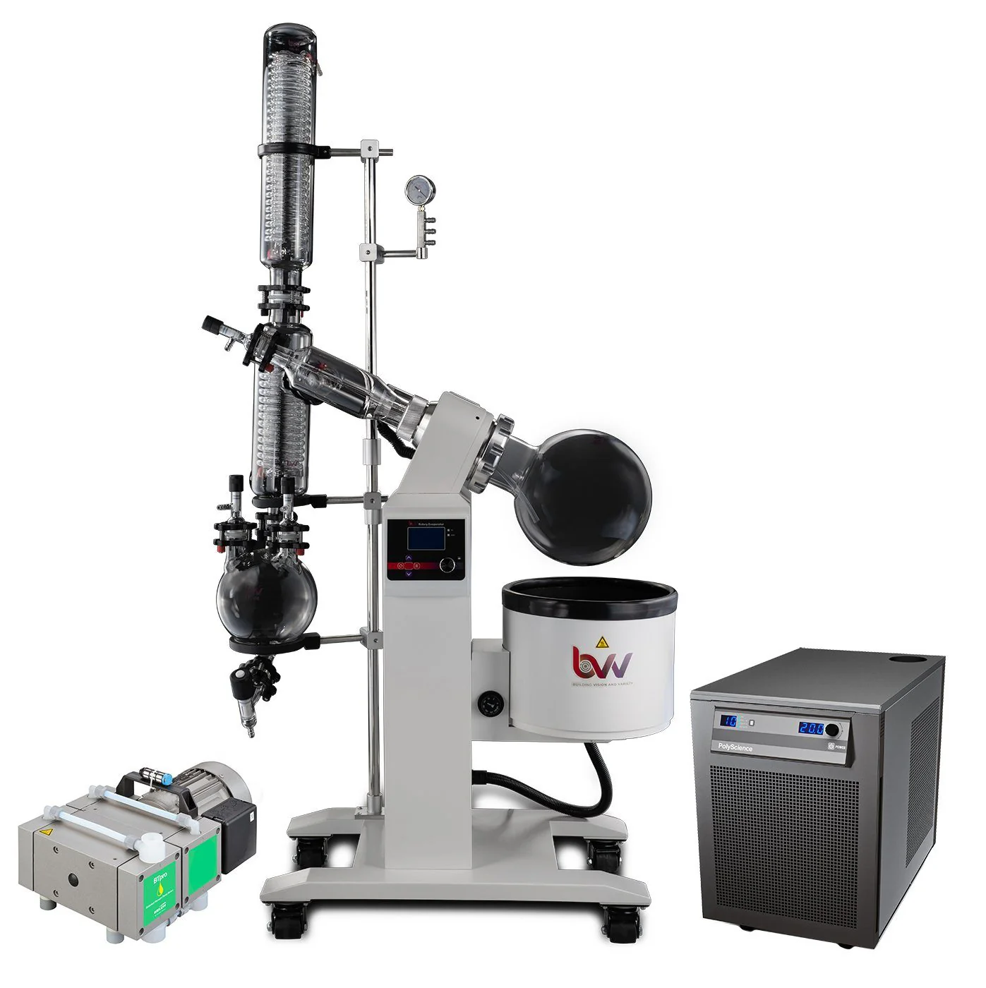 10L BVV™ ECO Rotary Evaporator Turnkey Setup Questions & Answers