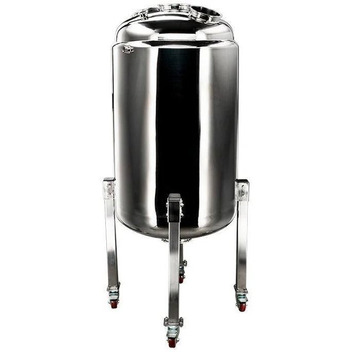 300L 304SS Jacketed Collection and Storage Vessel with Locking Casters Questions & Answers