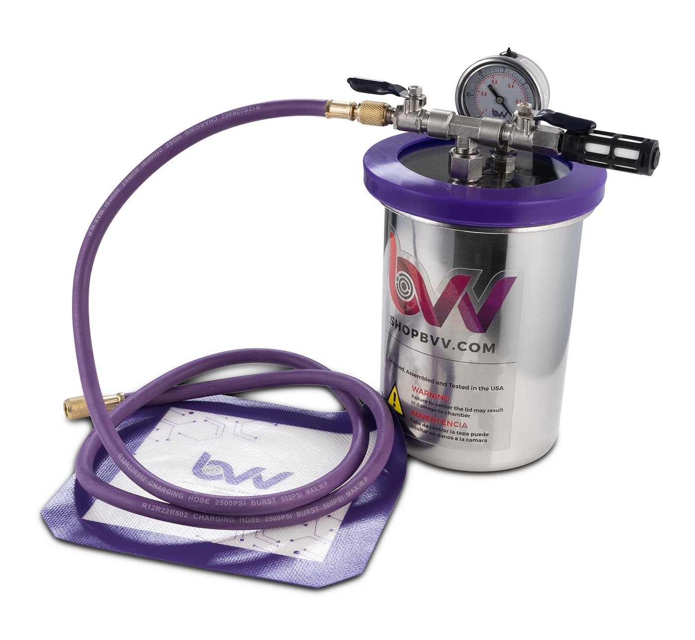 BVV 2 Quart Tall Stainless Steel Vacuum Chamber Questions & Answers