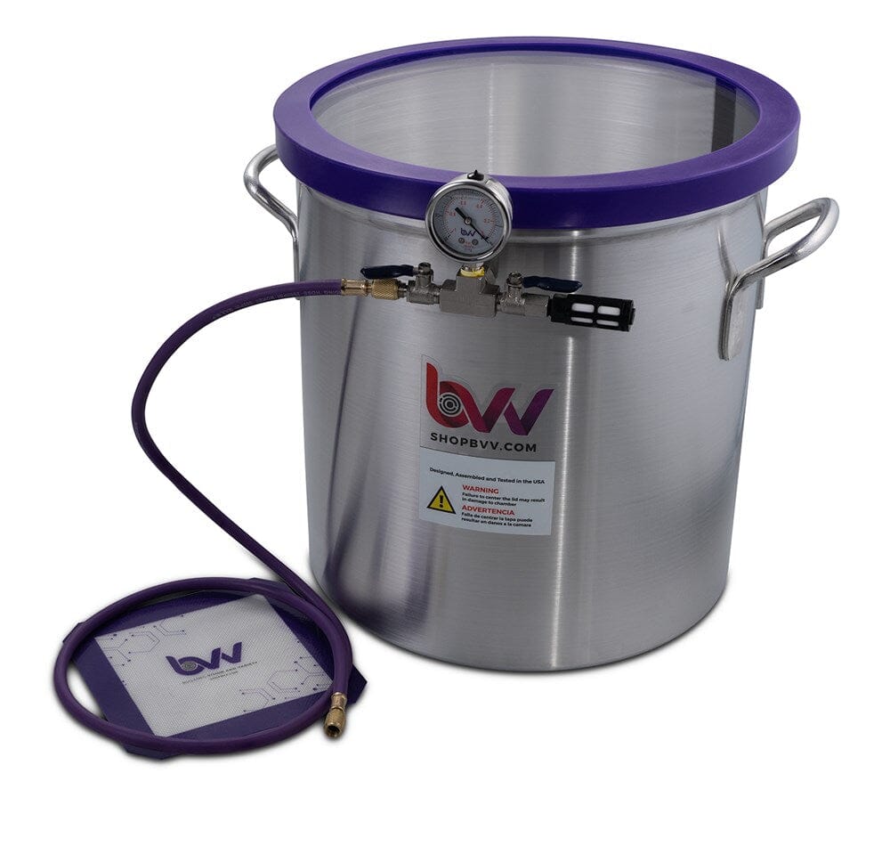 BVV 15 Gallon Aluminum Side Mount Vacuum and Degassing Chamber Questions & Answers